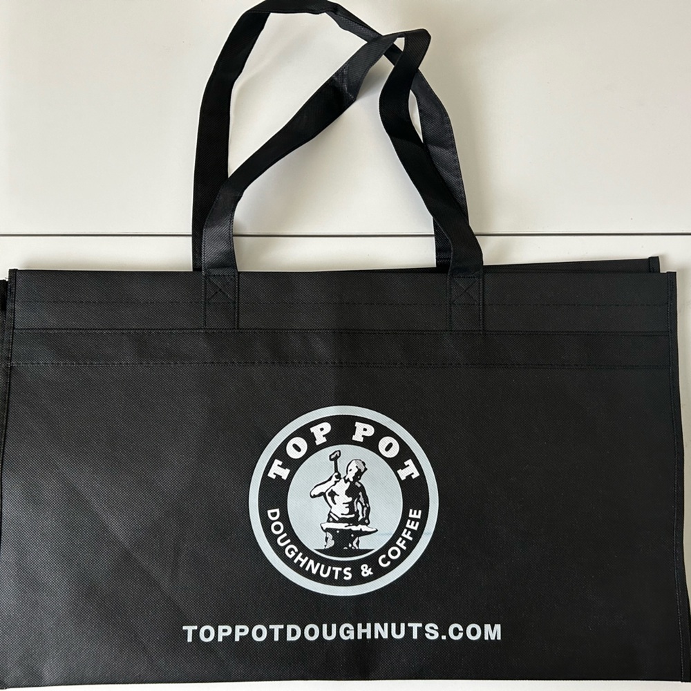 Top Pot Doughnuts Large Tote Bag